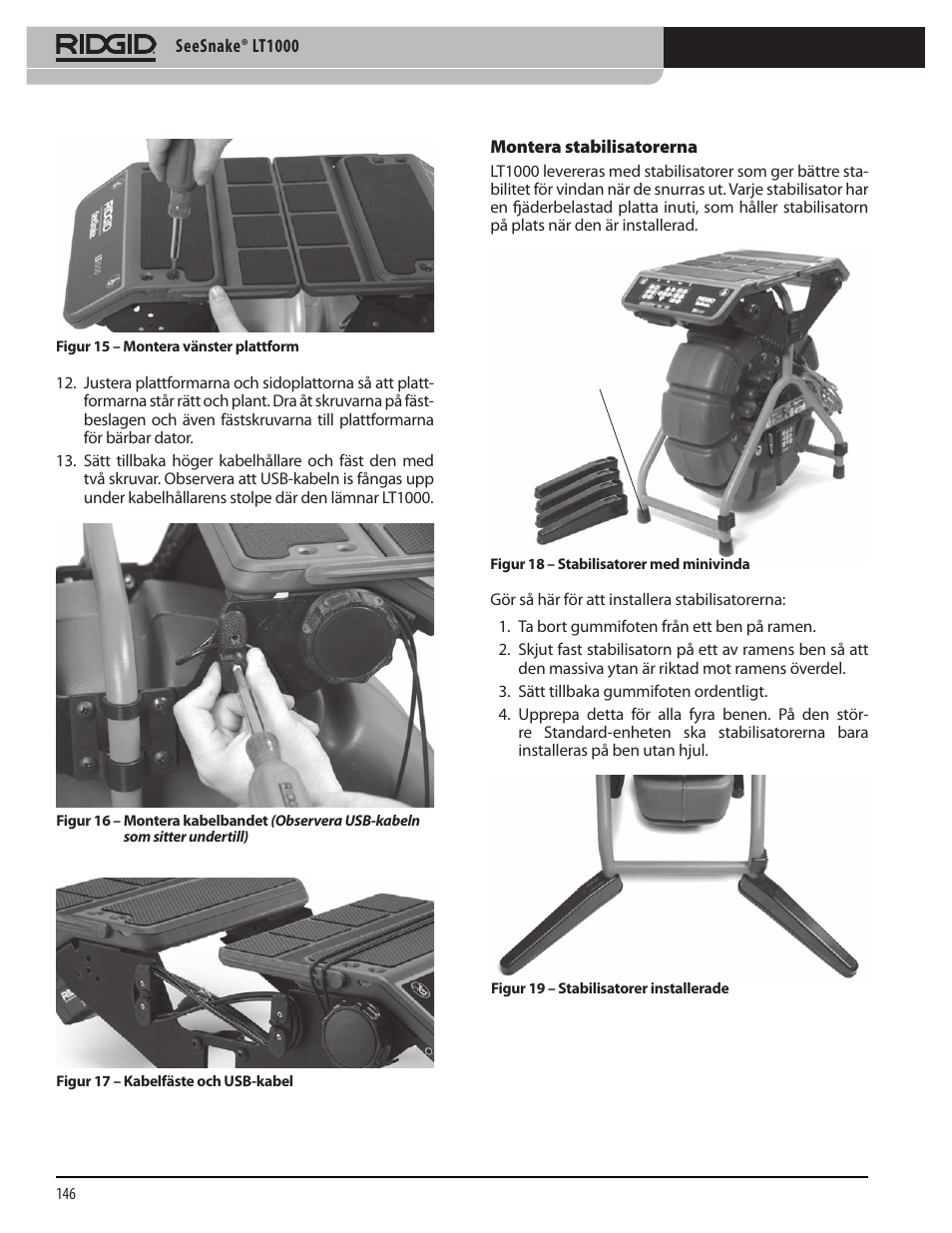 RIDGID SeeSnake LT1000 User Manual | Page 148 / 422