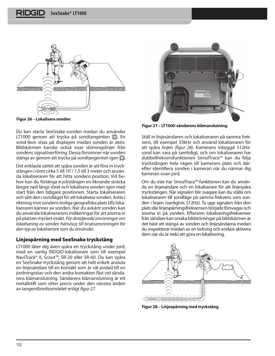 RIDGID SeeSnake LT1000 User Manual | Page 154 / 422