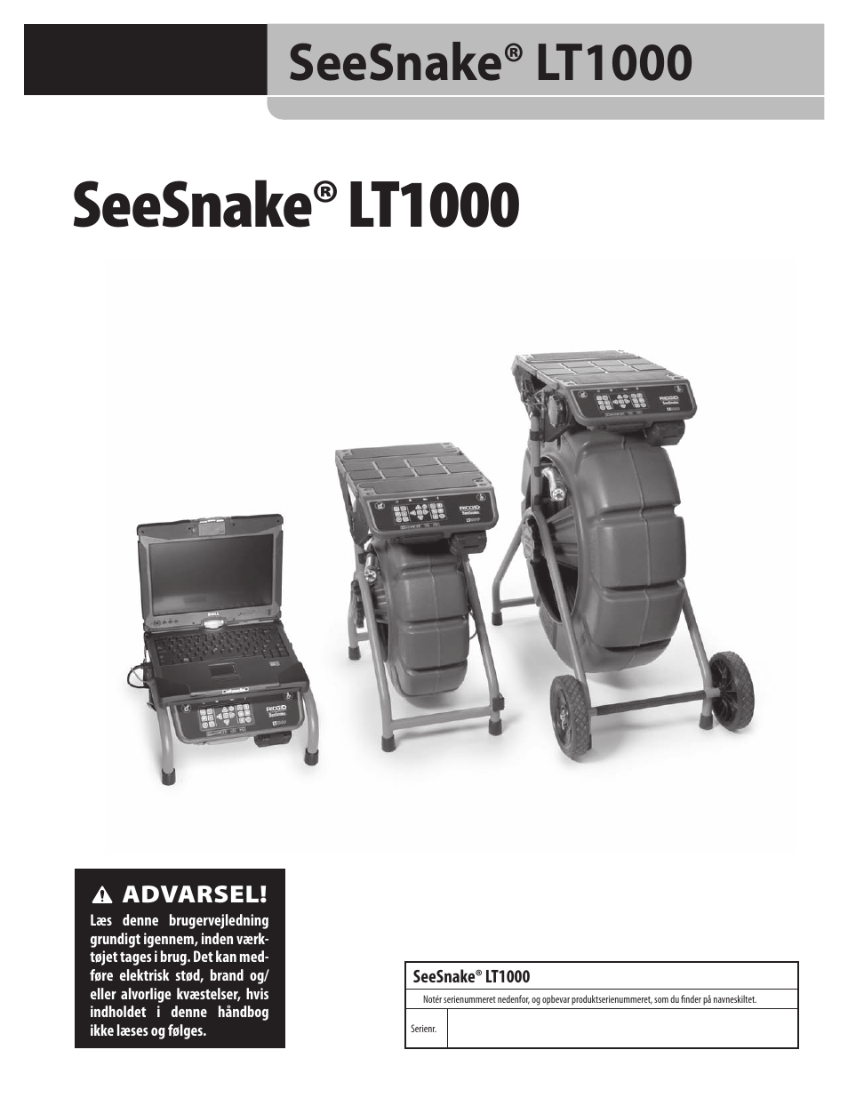 Seesnake® lt1000 | RIDGID SeeSnake LT1000 User Manual | Page 157 / 422