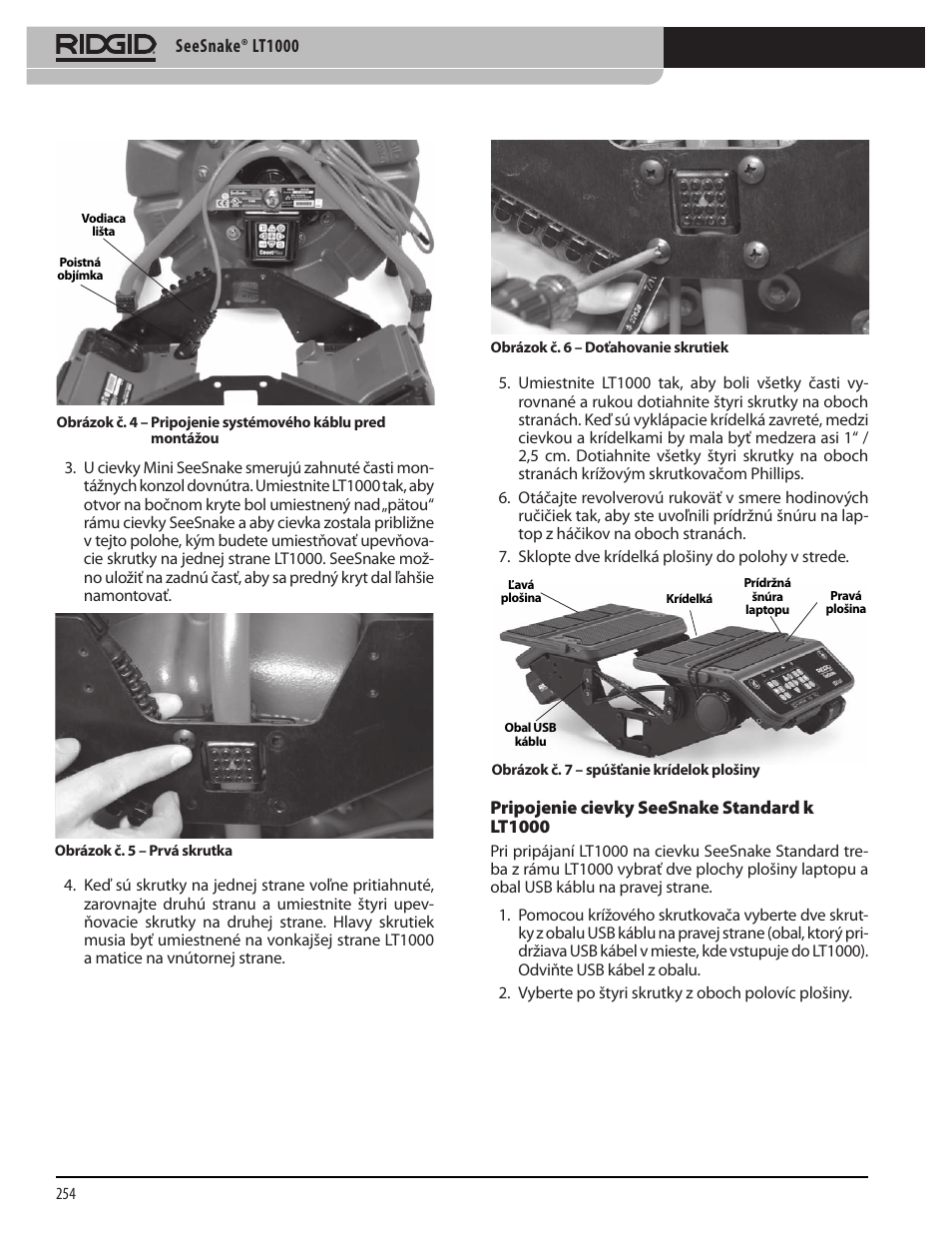 RIDGID SeeSnake LT1000 User Manual | Page 256 / 422
