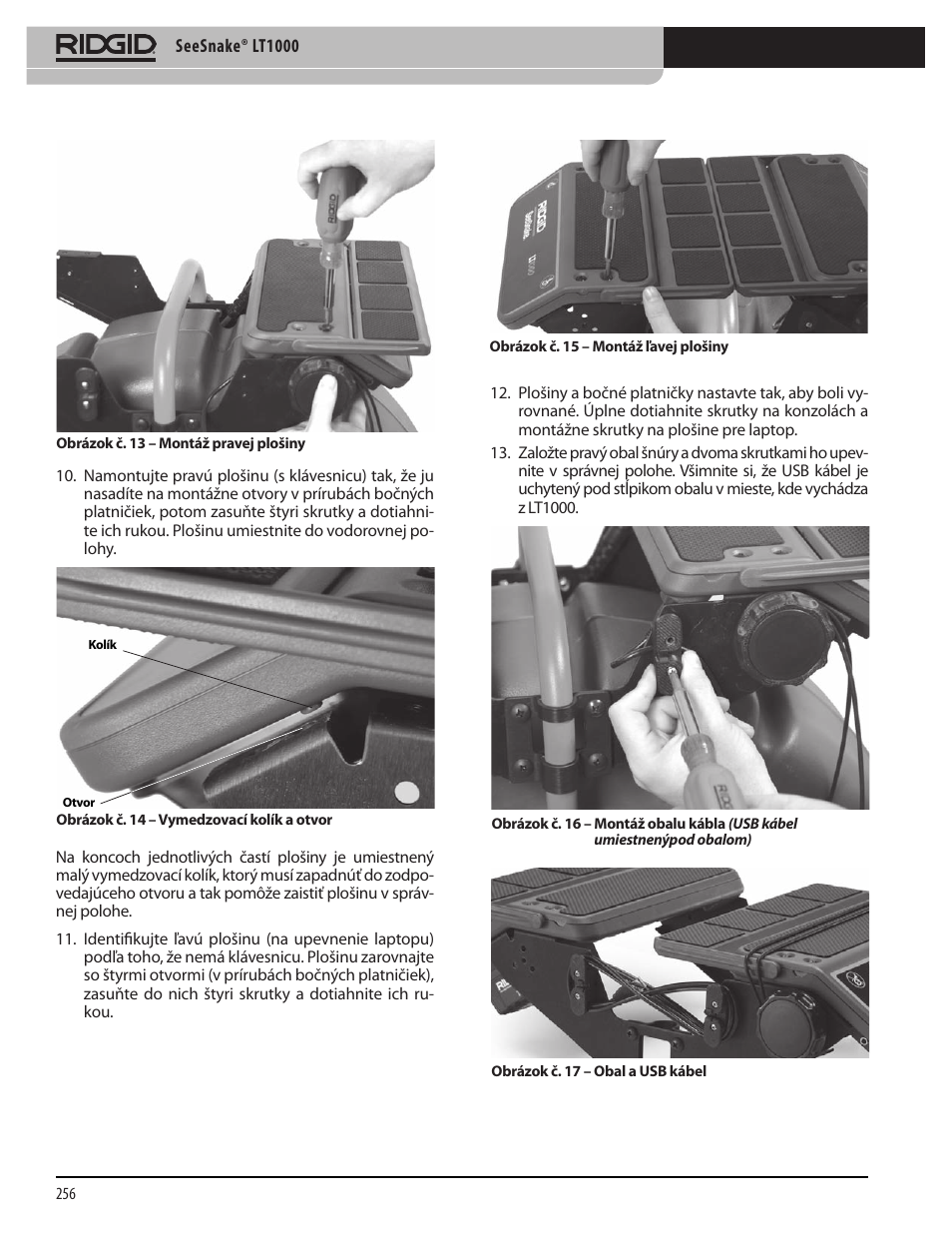 RIDGID SeeSnake LT1000 User Manual | Page 258 / 422