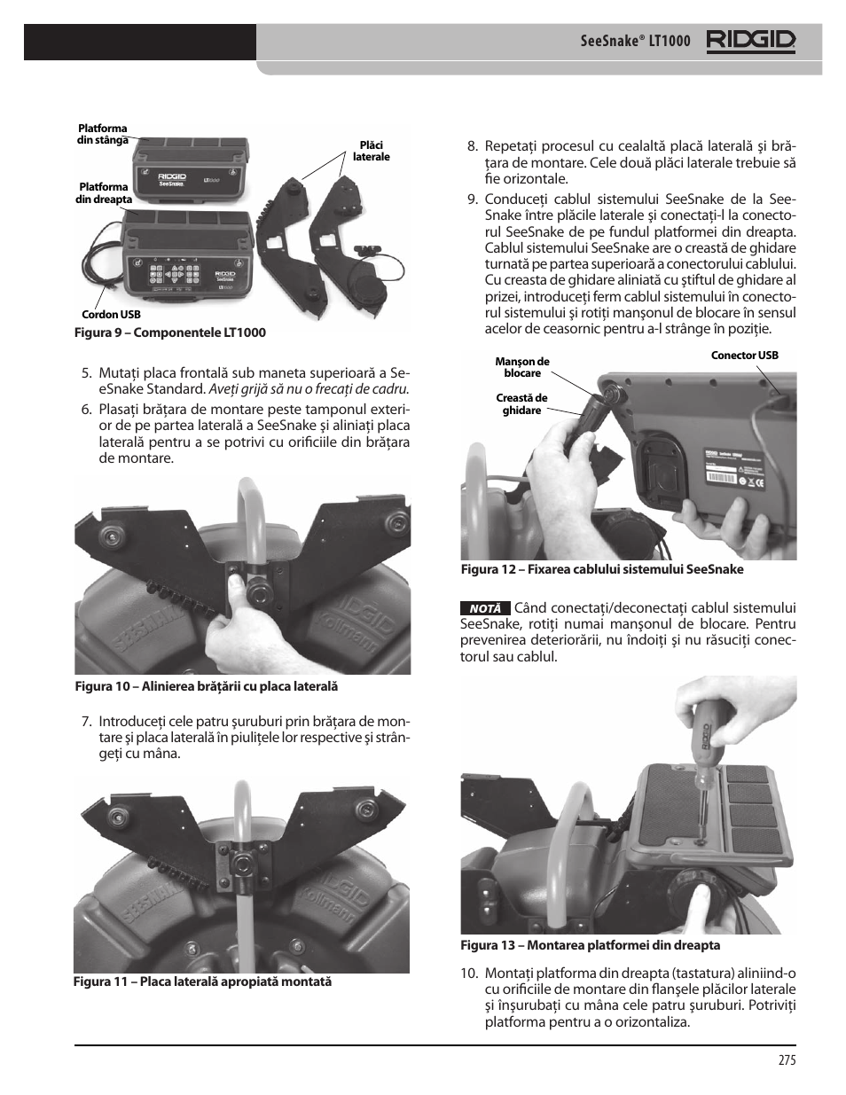 RIDGID SeeSnake LT1000 User Manual | Page 277 / 422