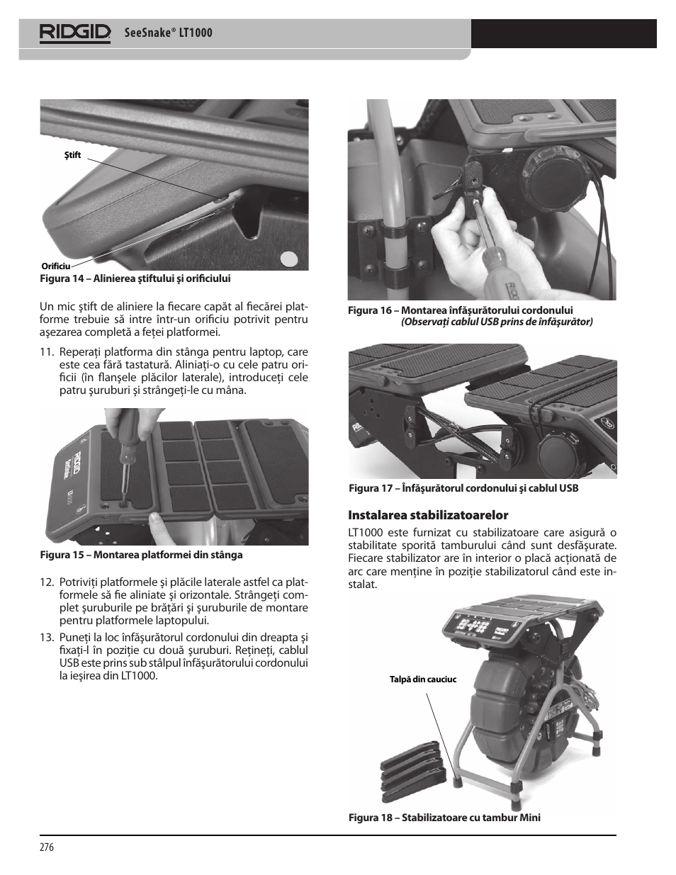 RIDGID SeeSnake LT1000 User Manual | Page 278 / 422