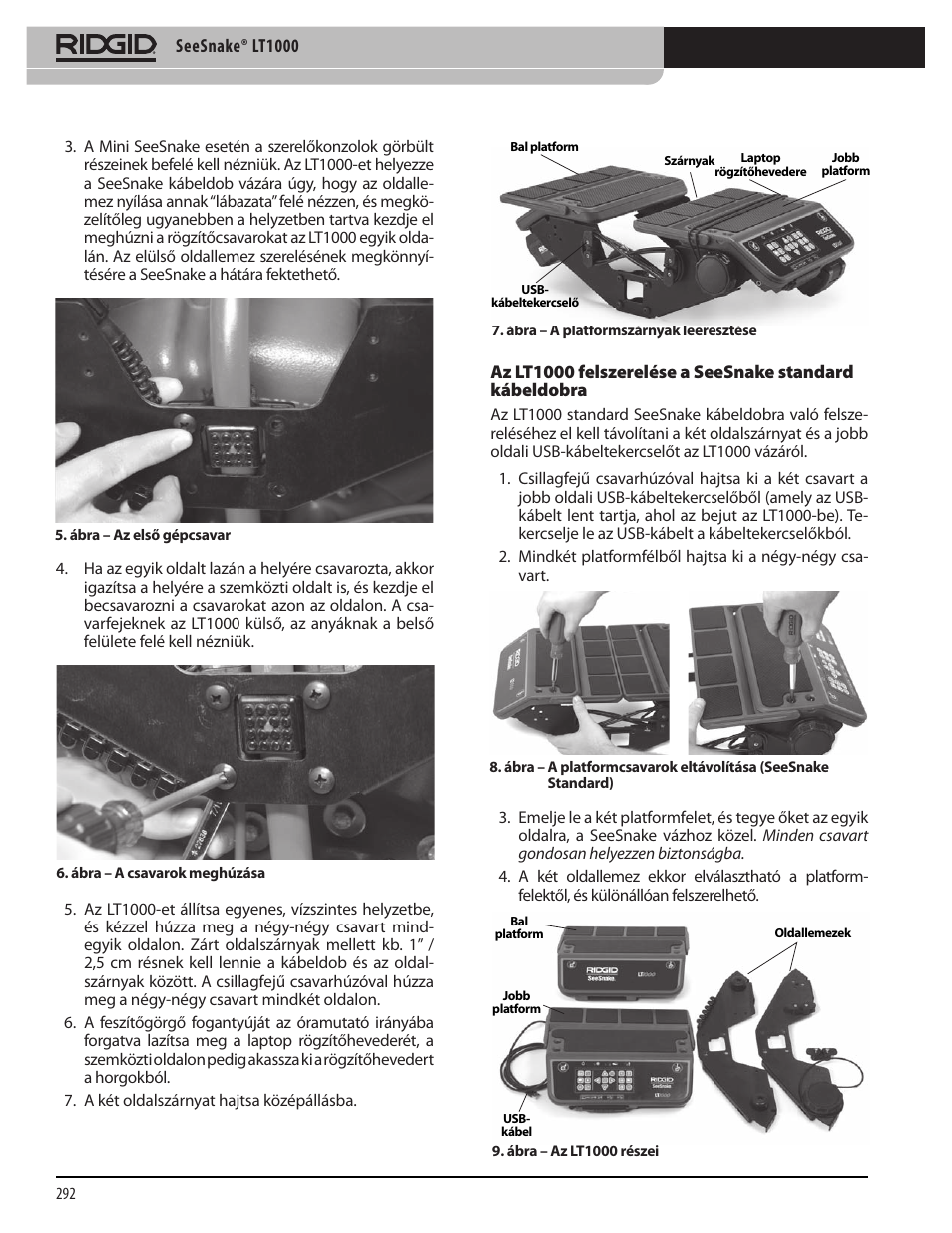 RIDGID SeeSnake LT1000 User Manual | Page 294 / 422