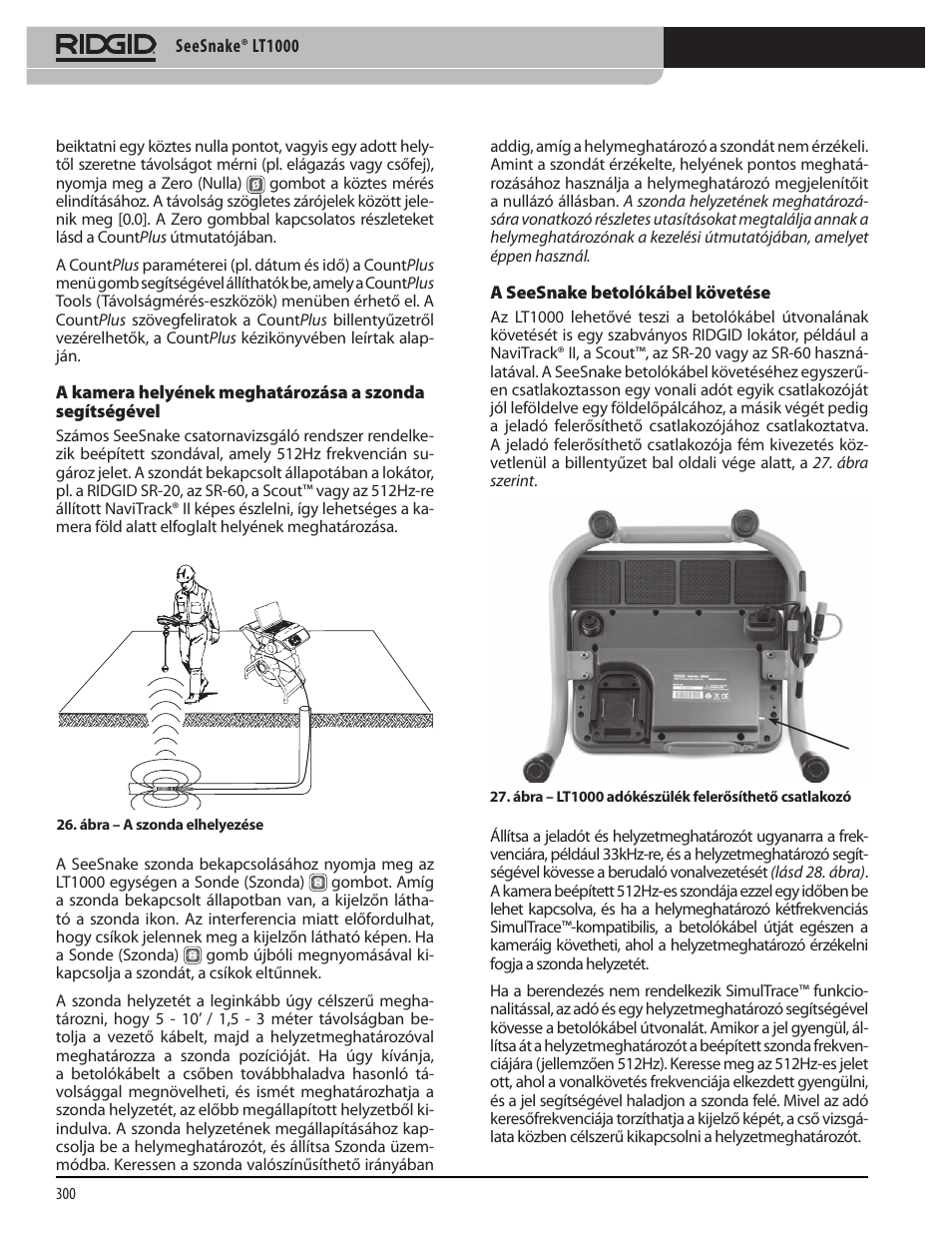 RIDGID SeeSnake LT1000 User Manual | Page 302 / 422