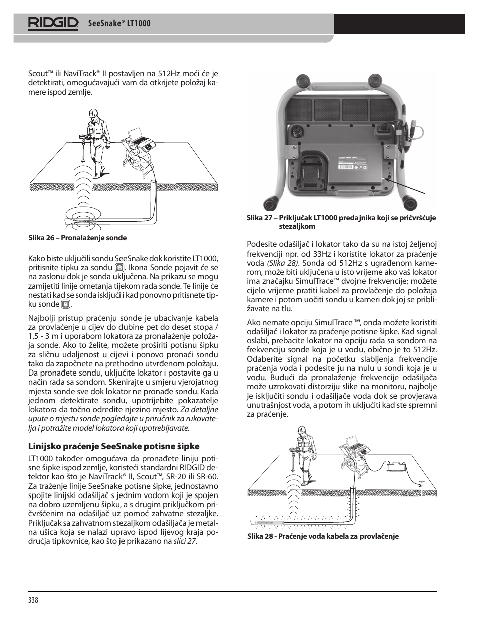 RIDGID SeeSnake LT1000 User Manual | Page 340 / 422