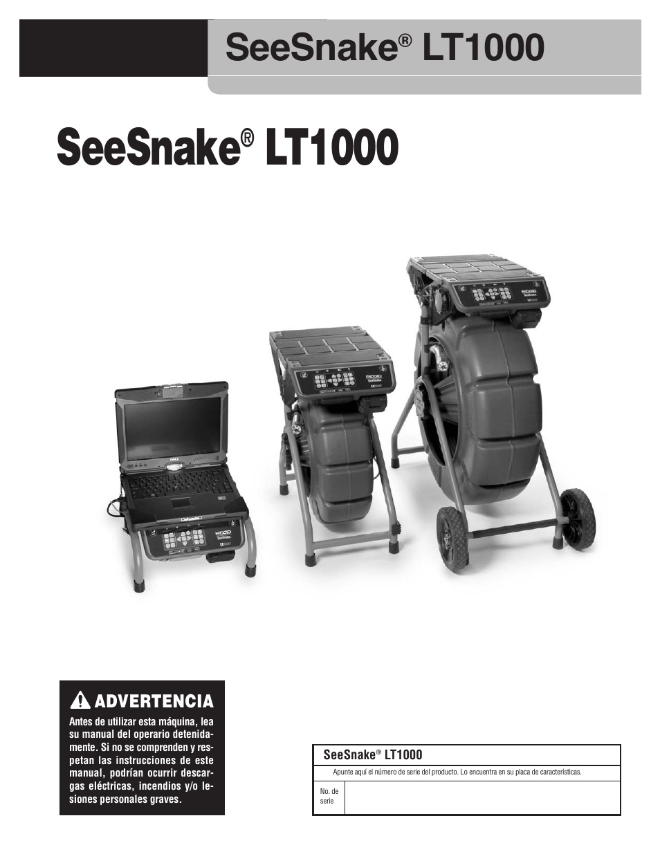 Seesnake, Lt1000 | RIDGID SeeSnake LT1000 User Manual | Page 39 / 422