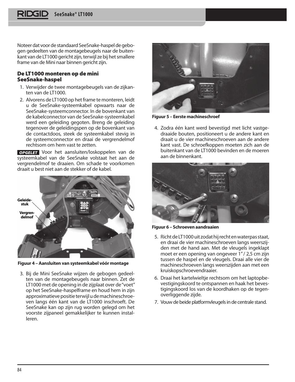 RIDGID SeeSnake LT1000 User Manual | Page 86 / 422