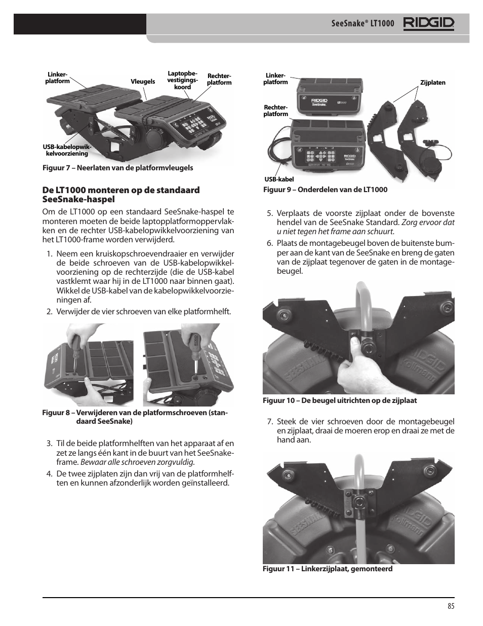 RIDGID SeeSnake LT1000 User Manual | Page 87 / 422