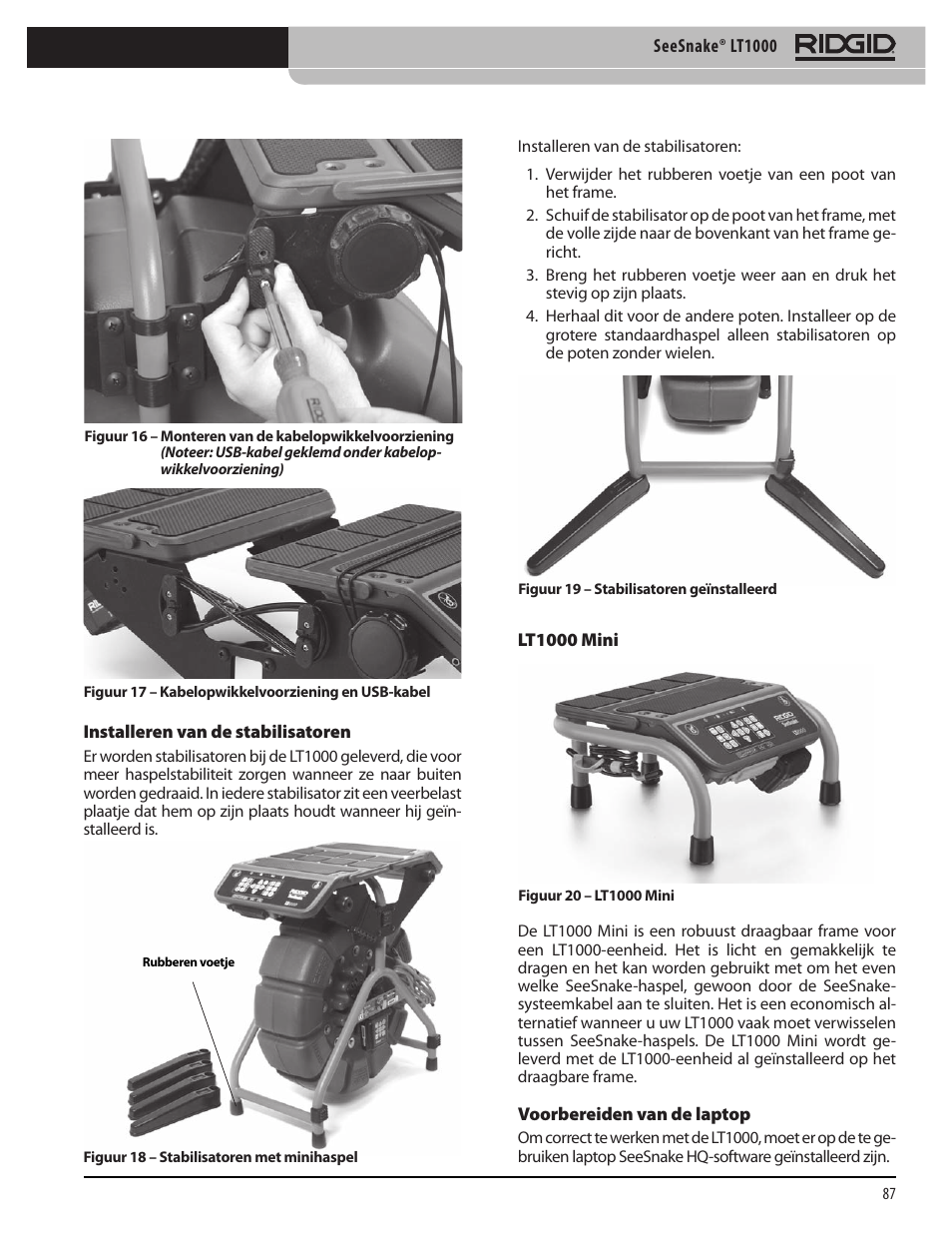 RIDGID SeeSnake LT1000 User Manual | Page 89 / 422