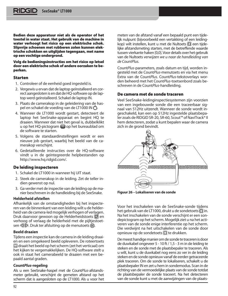 RIDGID SeeSnake LT1000 User Manual | Page 94 / 422