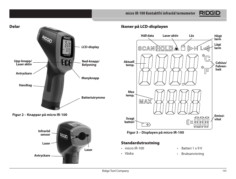 RIDGID micro IR-100 User Manual | Page 107 / 312