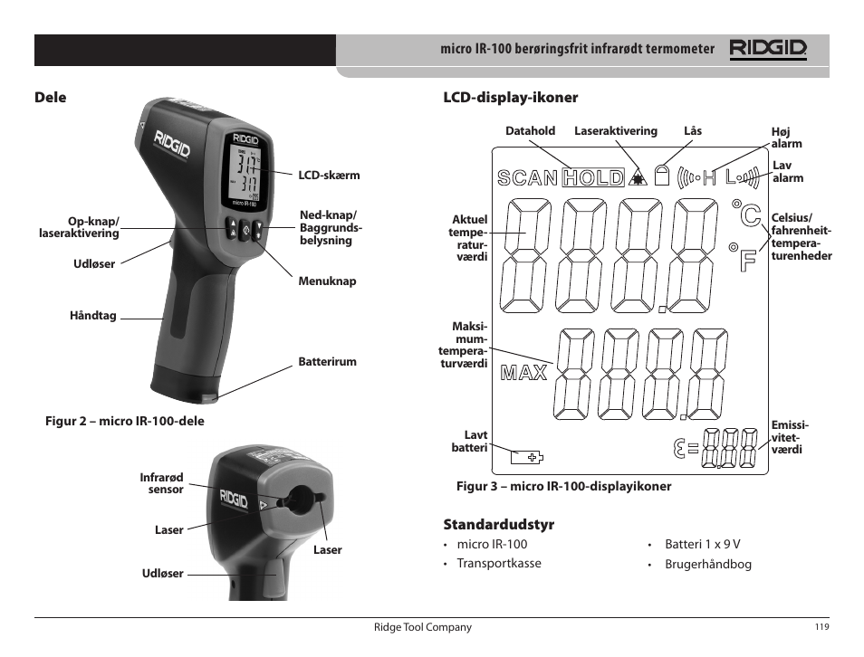 RIDGID micro IR-100 User Manual | Page 121 / 312