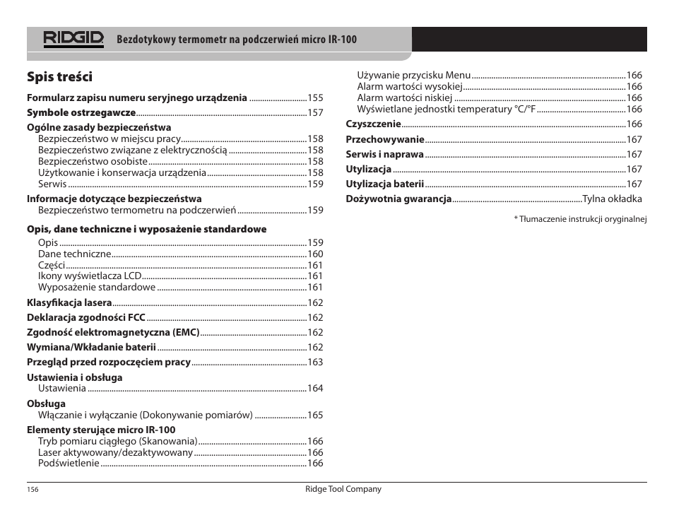 RIDGID micro IR-100 User Manual | Page 158 / 312