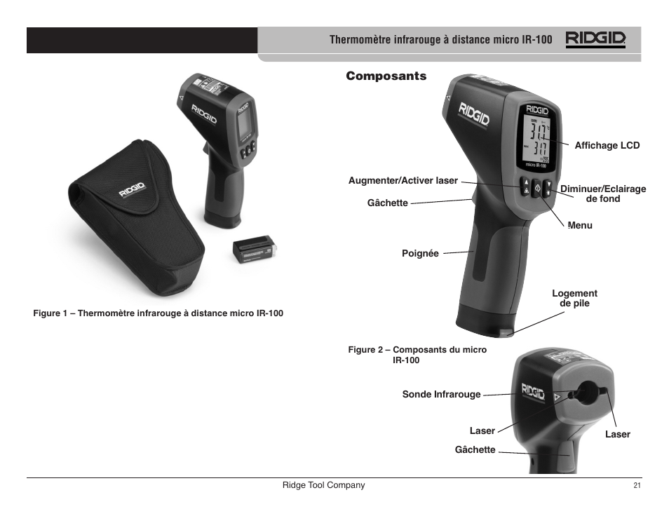 RIDGID micro IR-100 User Manual | Page 23 / 312