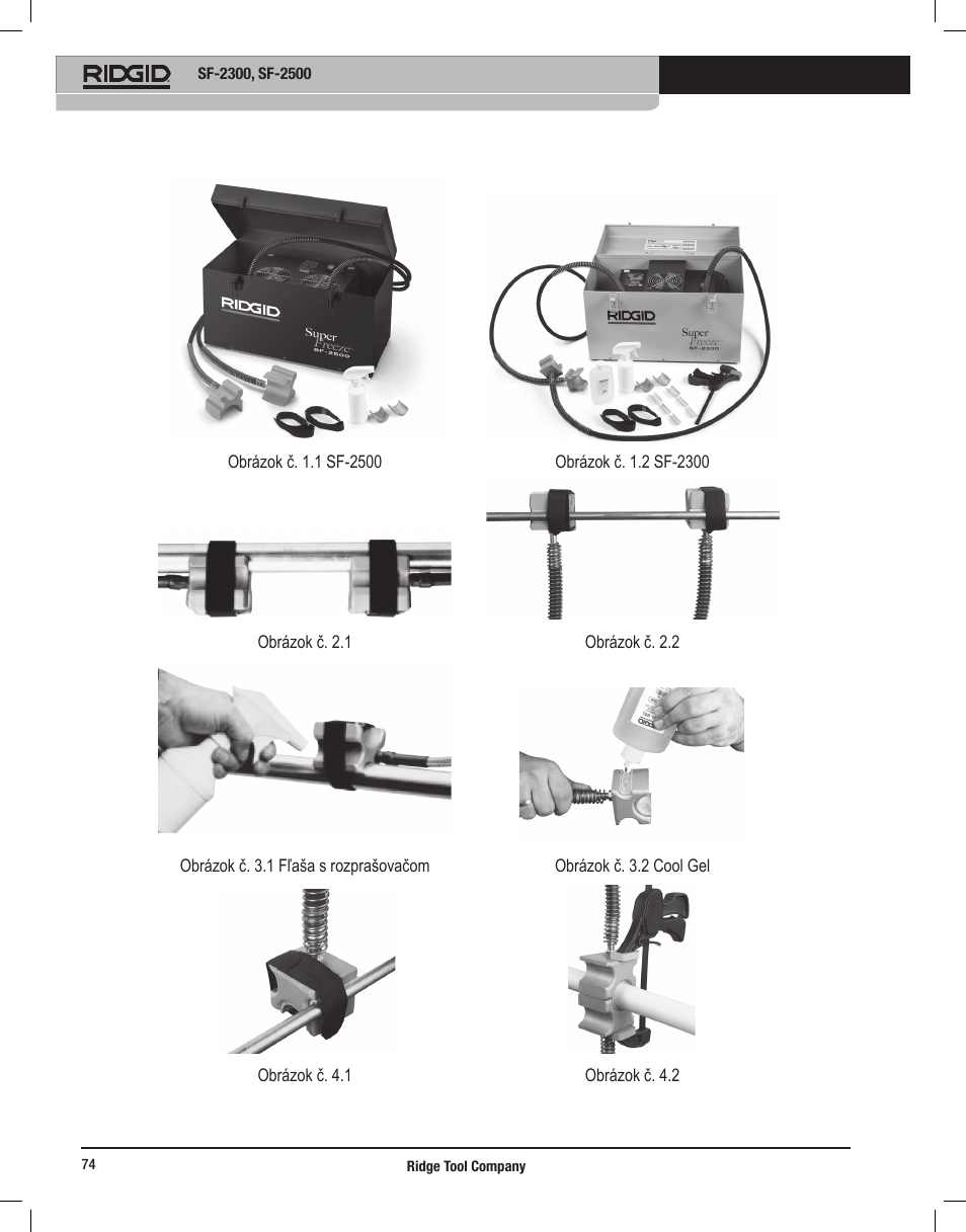 RIDGID SF-2500 User Manual | Page 75 / 90