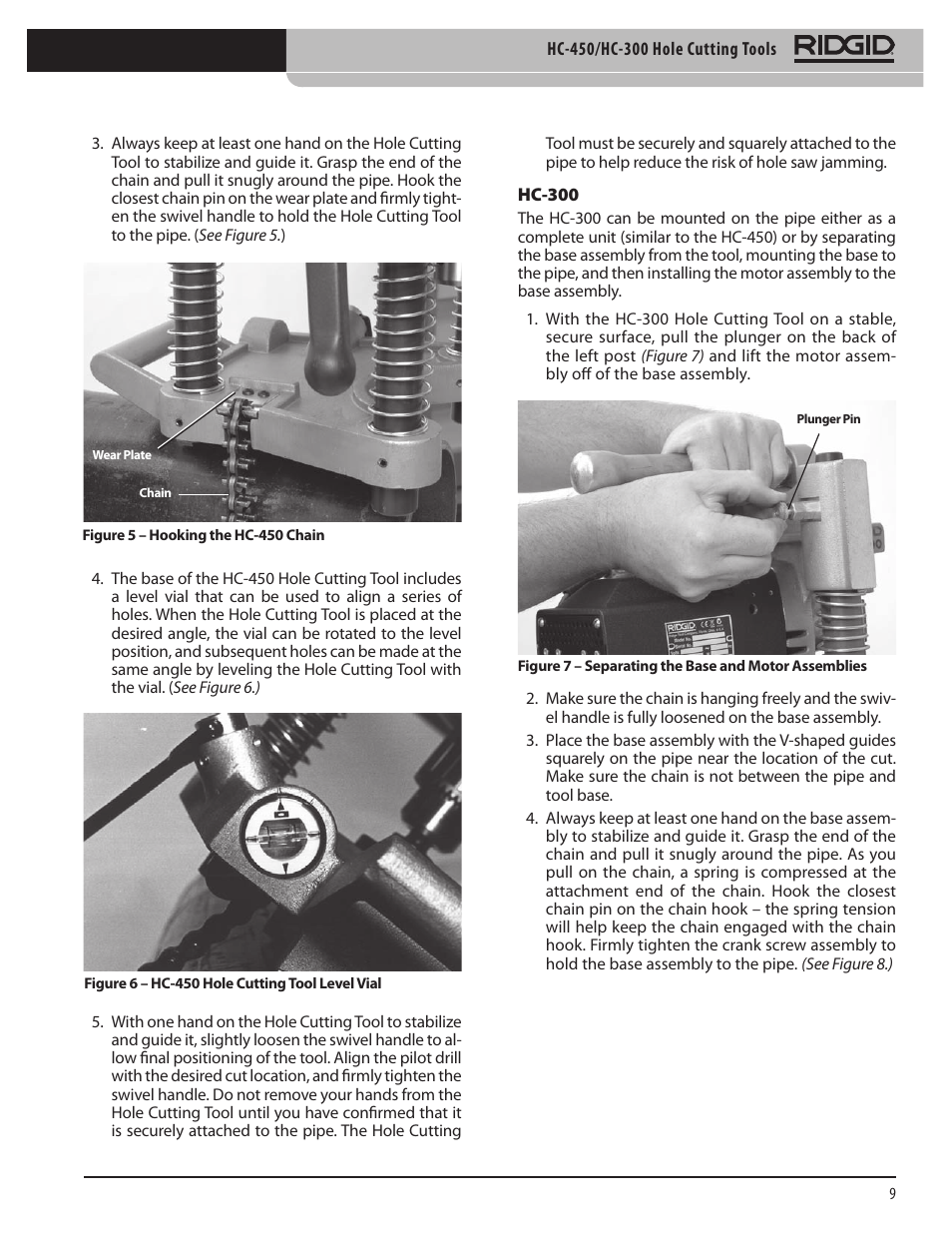 RIDGID HC-300 User Manual | Page 11 / 320