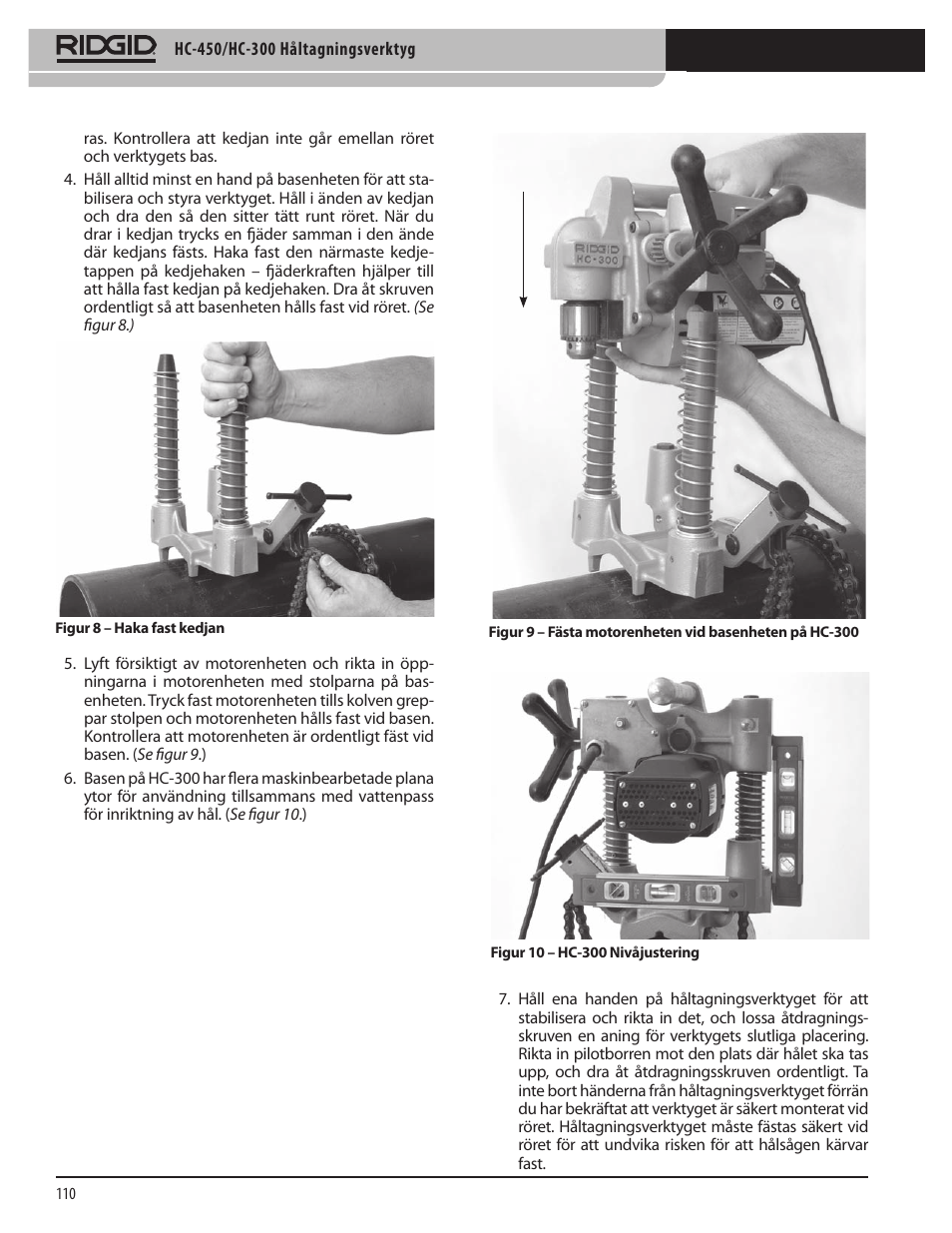 RIDGID HC-300 User Manual | Page 112 / 320
