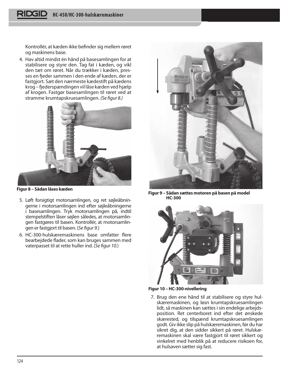RIDGID HC-300 User Manual | Page 126 / 320