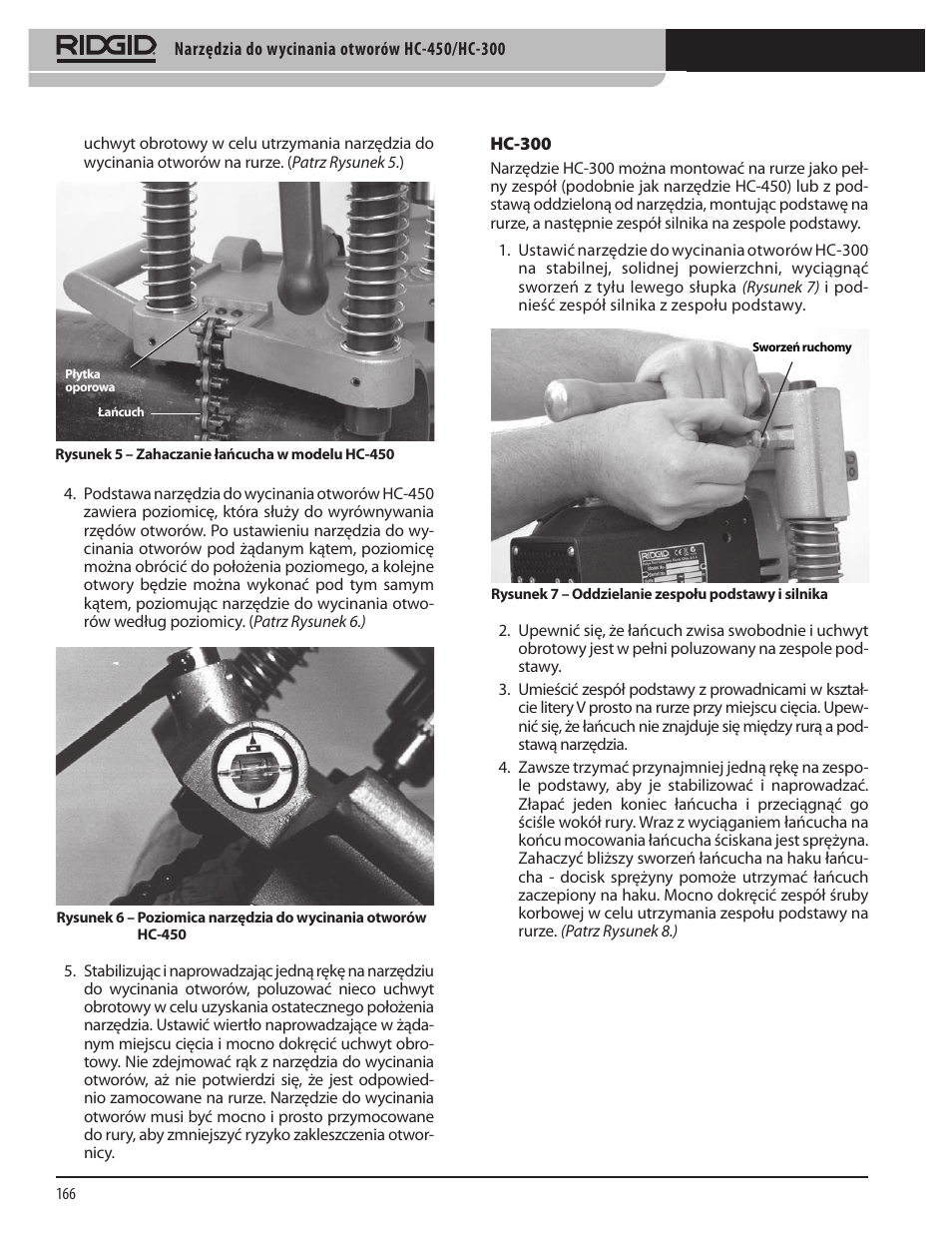 RIDGID HC-300 User Manual | Page 168 / 320