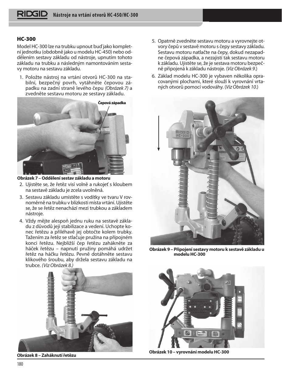 RIDGID HC-300 User Manual | Page 182 / 320