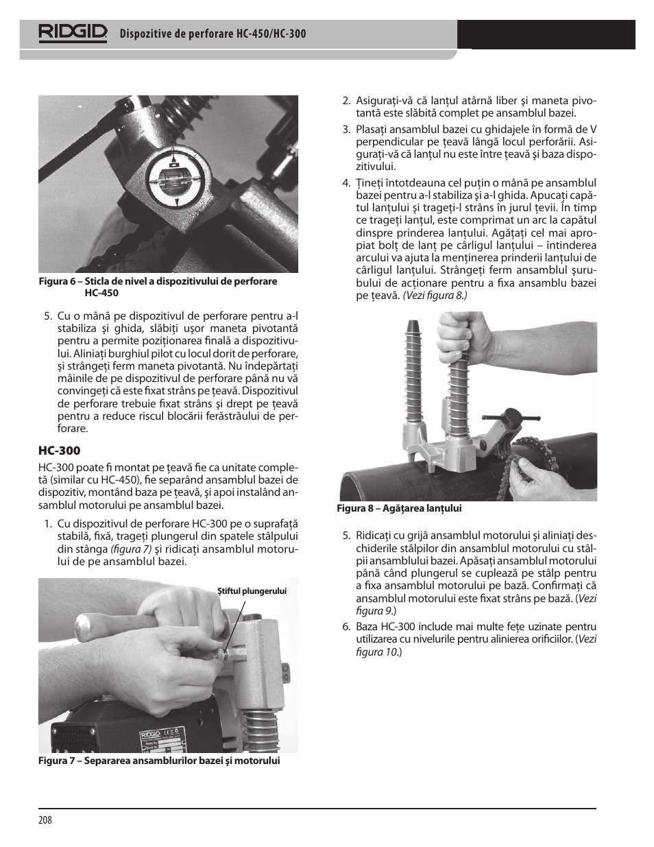 RIDGID HC-300 User Manual | Page 210 / 320