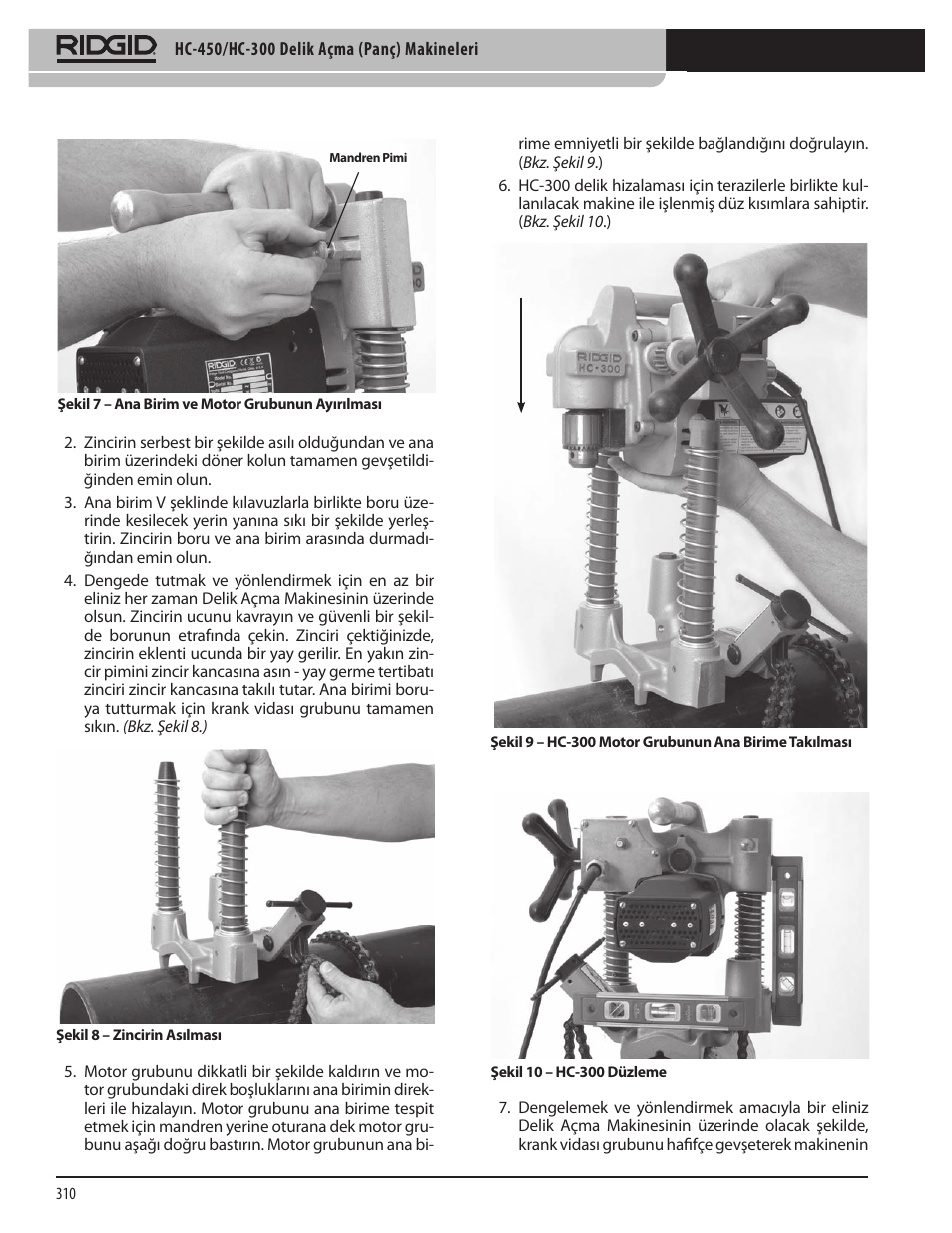 RIDGID HC-300 User Manual | Page 312 / 320