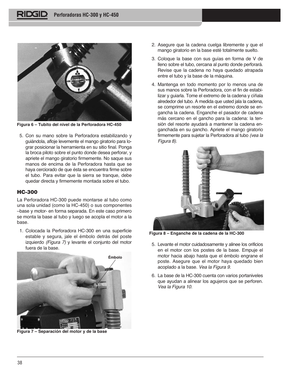 RIDGID HC-300 User Manual | Page 40 / 320