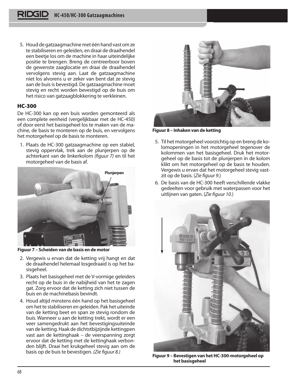 RIDGID HC-300 User Manual | Page 70 / 320