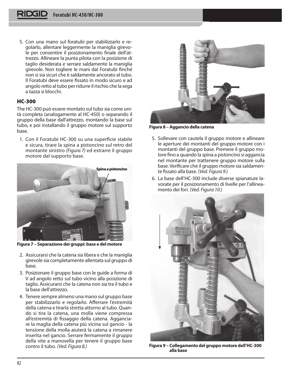 RIDGID HC-300 User Manual | Page 84 / 320