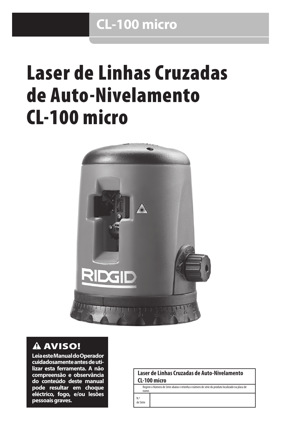 Cl-100 micro | RIDGID micro CL-100 User Manual | Page 63 / 228