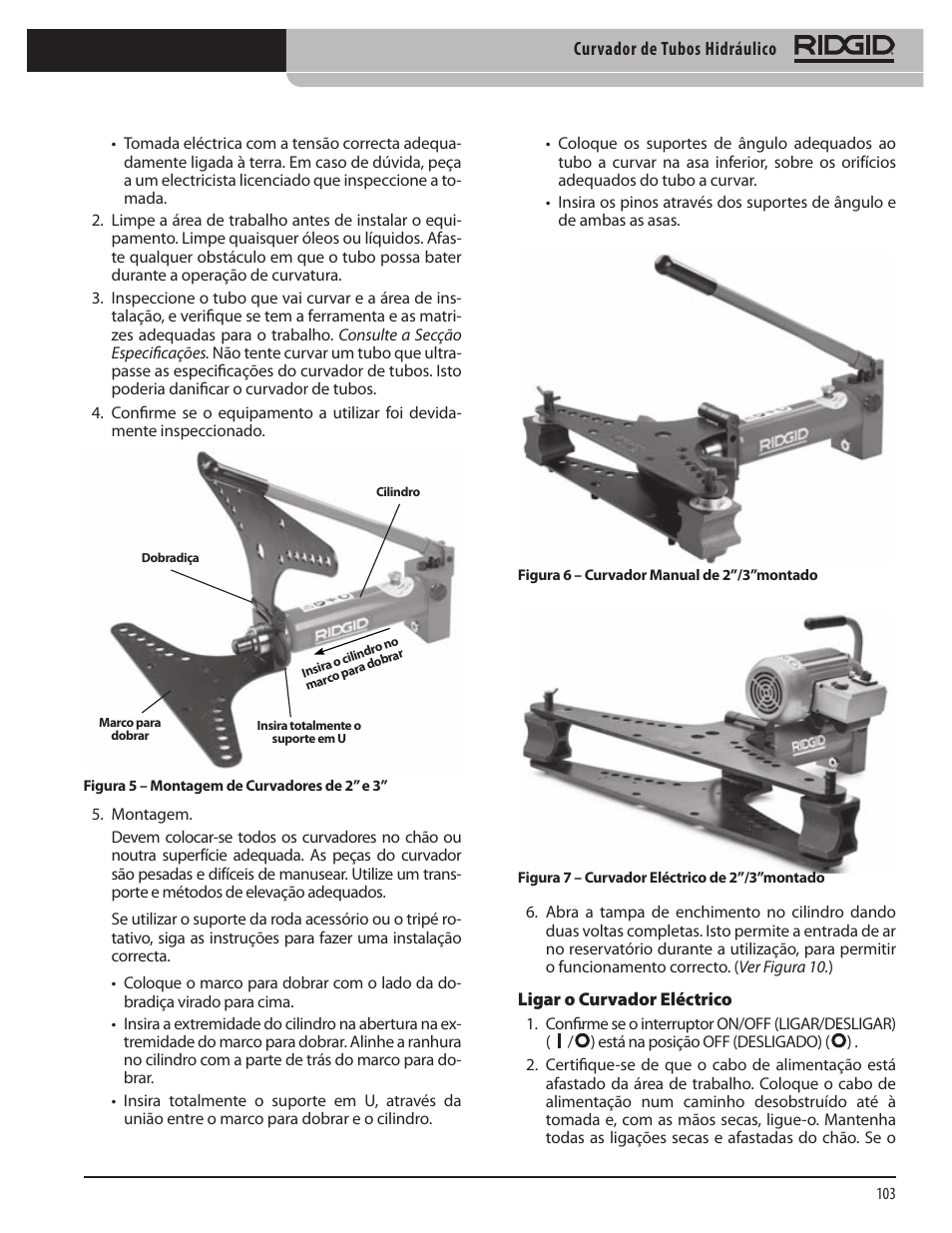 RIDGID Hydraulic Pipe Bender User Manual | Page 105 / 358