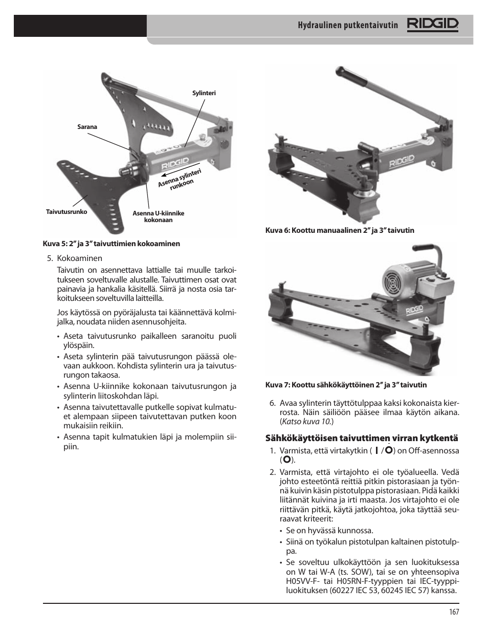 RIDGID Hydraulic Pipe Bender User Manual | Page 169 / 358