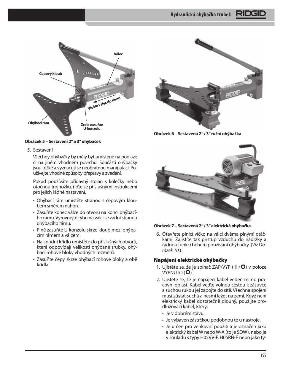 RIDGID Hydraulic Pipe Bender User Manual | Page 201 / 358