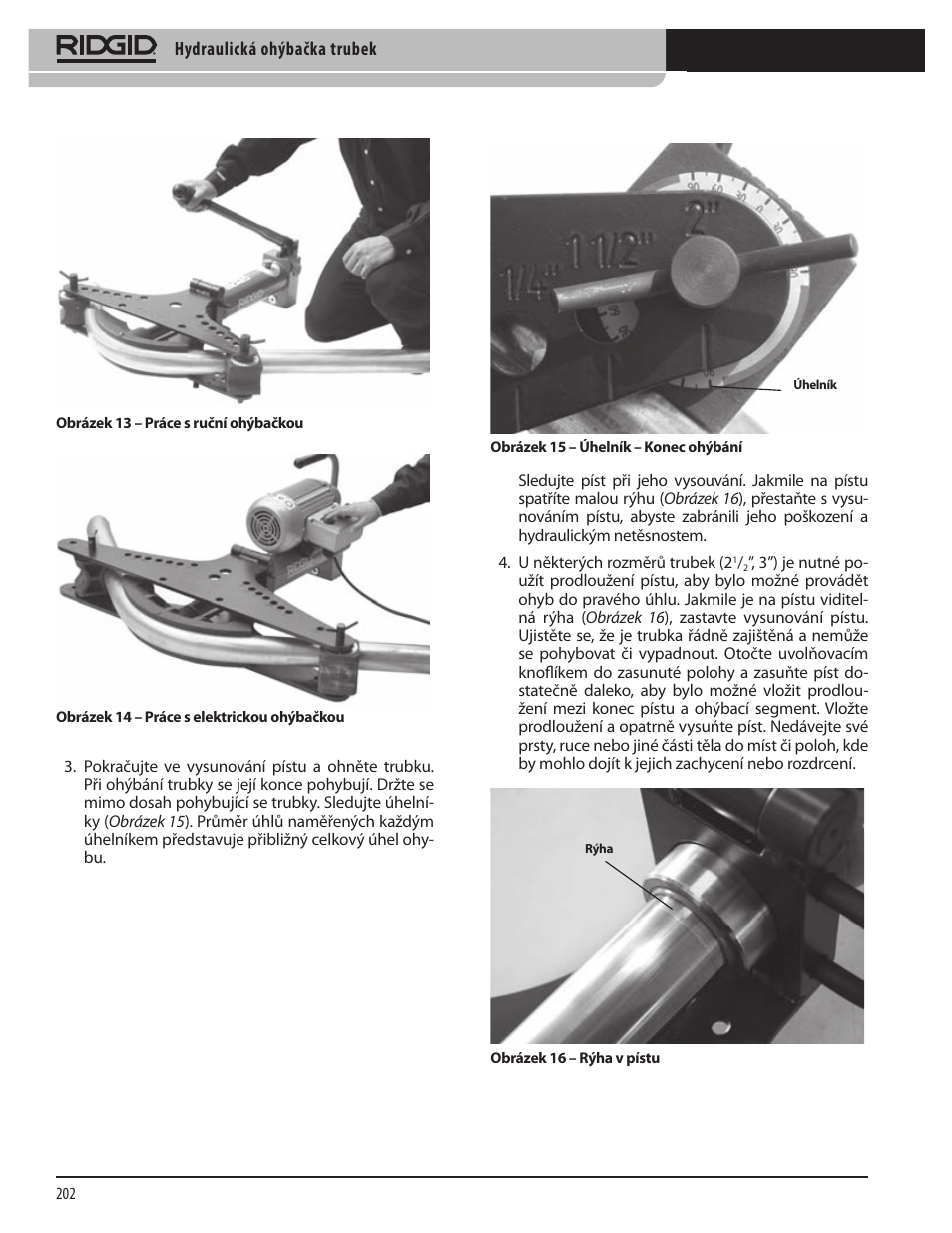 RIDGID Hydraulic Pipe Bender User Manual | Page 204 / 358