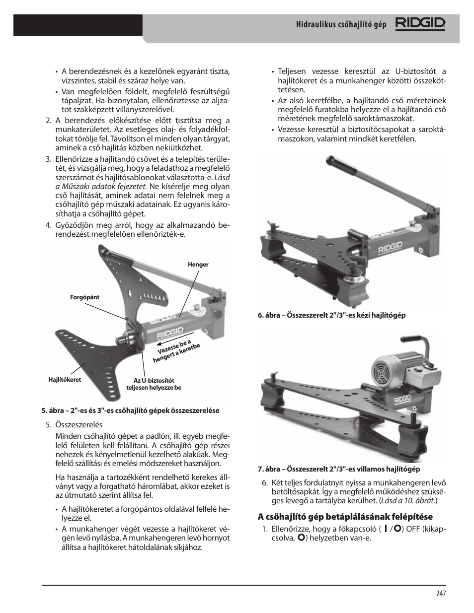 RIDGID Hydraulic Pipe Bender User Manual | Page 249 / 358