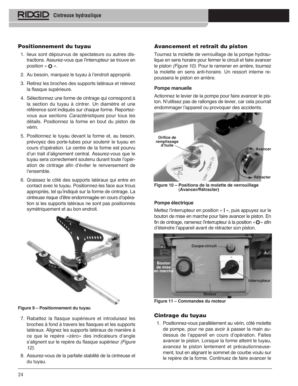 RIDGID Hydraulic Pipe Bender User Manual | Page 26 / 358