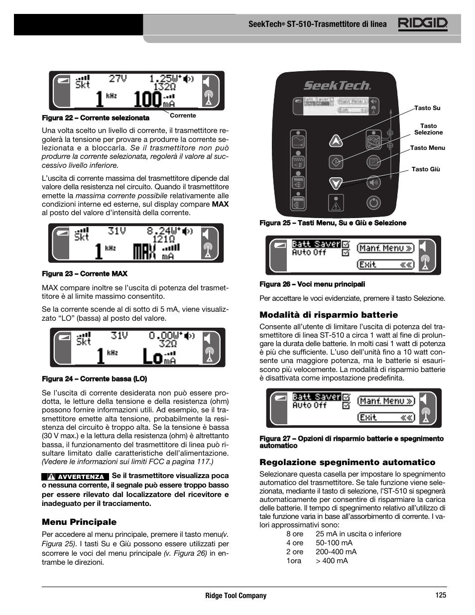 RIDGID SeekTech ST-510 User Manual | Page 127 / 403
