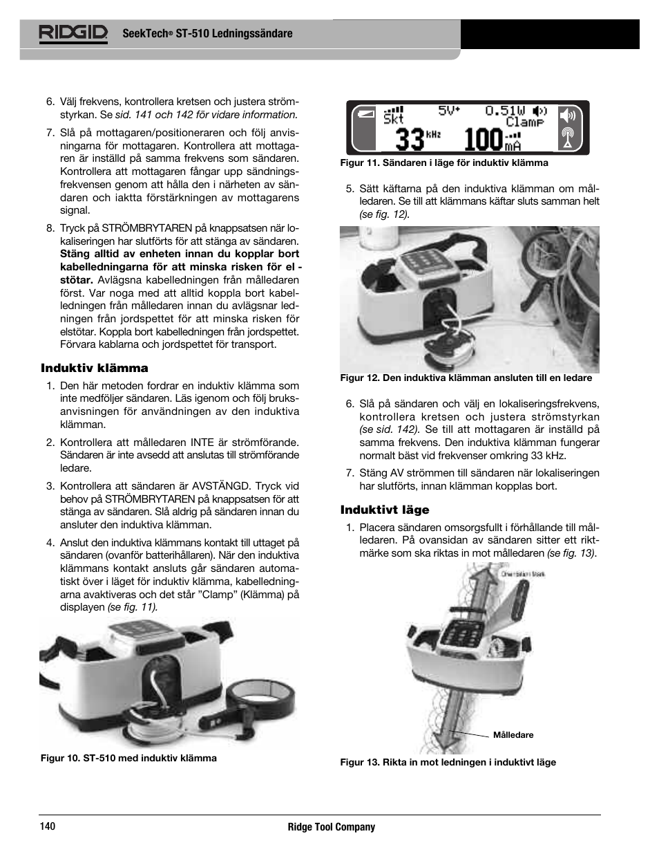 RIDGID SeekTech ST-510 User Manual | Page 142 / 403