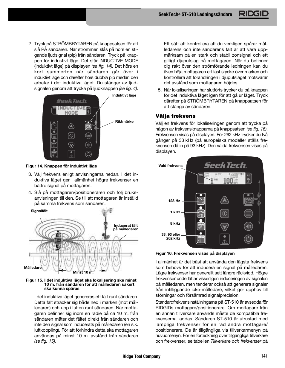 RIDGID SeekTech ST-510 User Manual | Page 143 / 403
