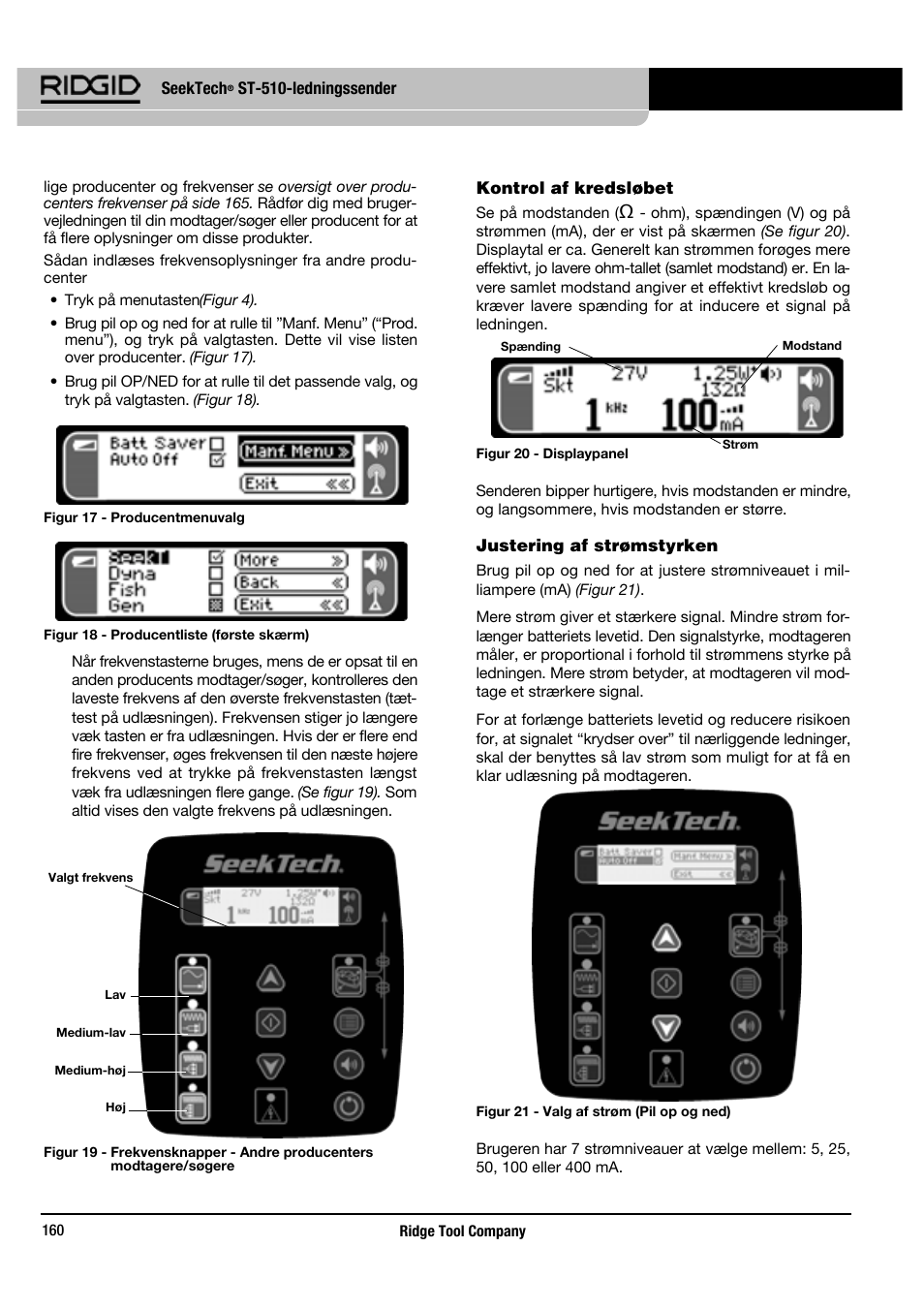 RIDGID SeekTech ST-510 User Manual | Page 162 / 403