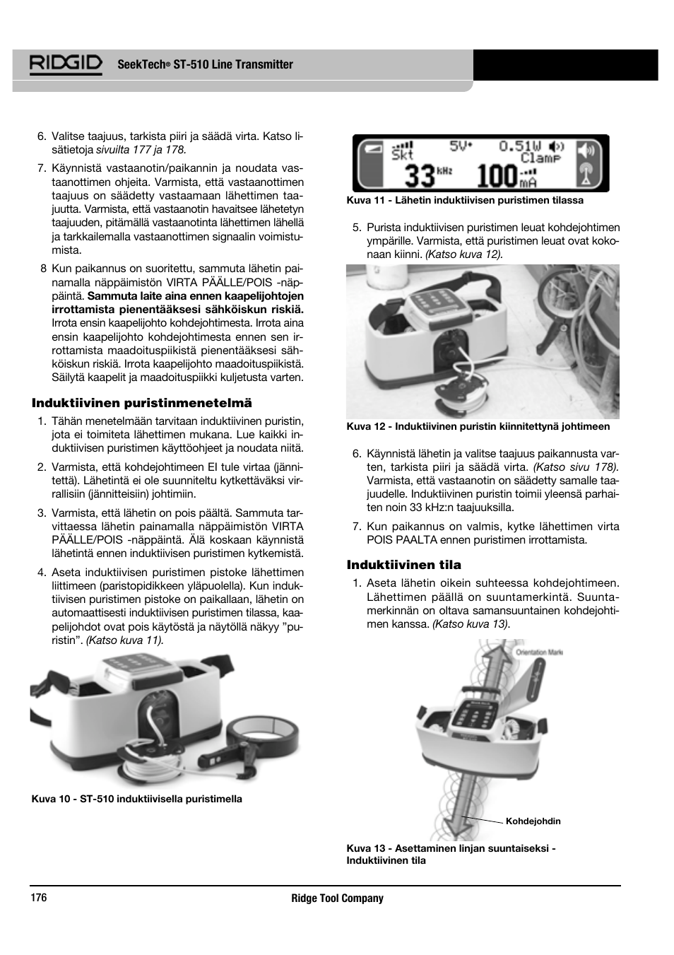 RIDGID SeekTech ST-510 User Manual | Page 178 / 403