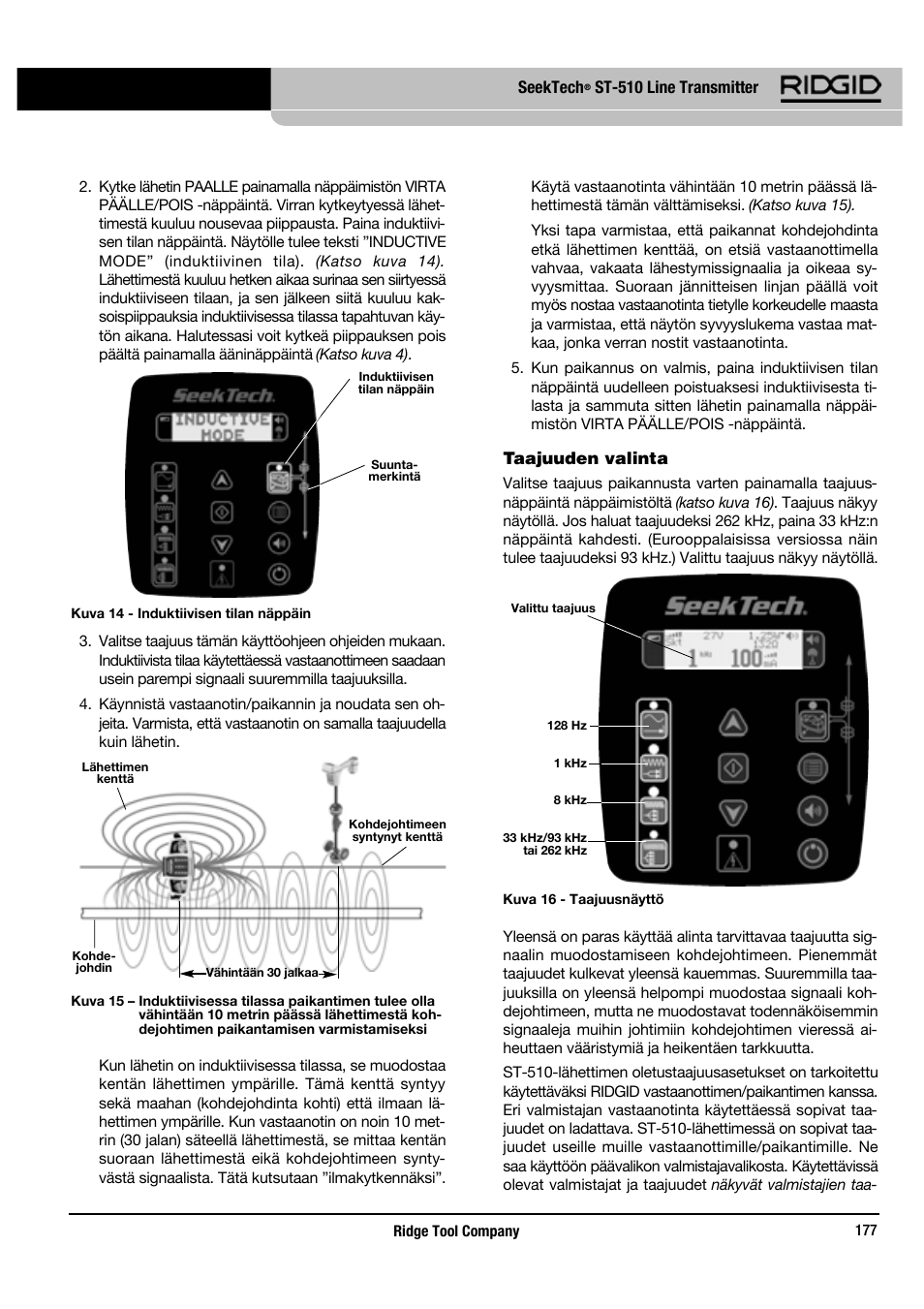 RIDGID SeekTech ST-510 User Manual | Page 179 / 403