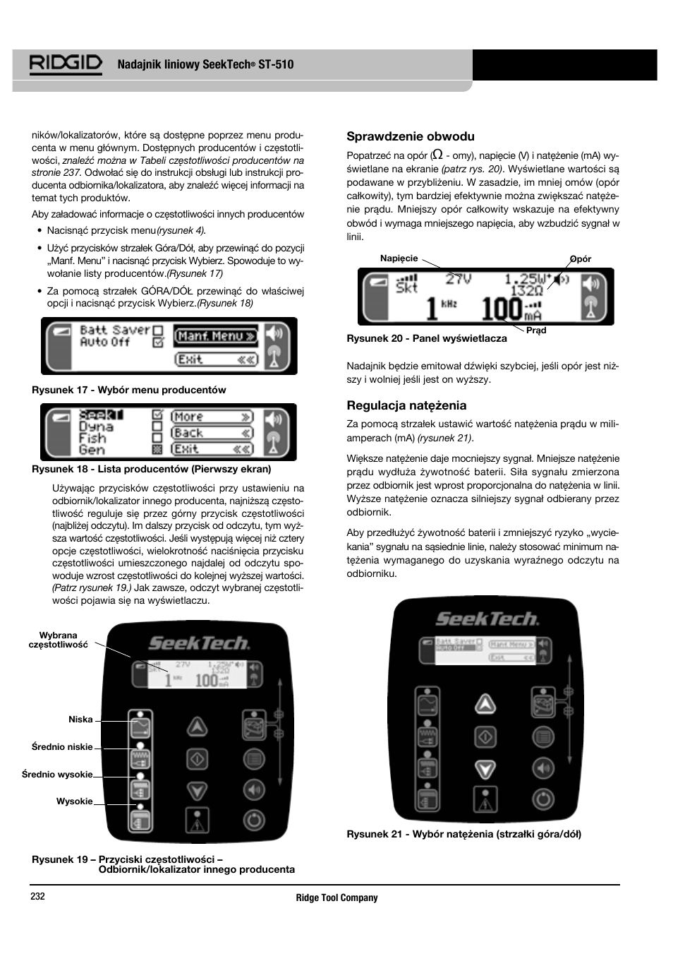 RIDGID SeekTech ST-510 User Manual | Page 234 / 403