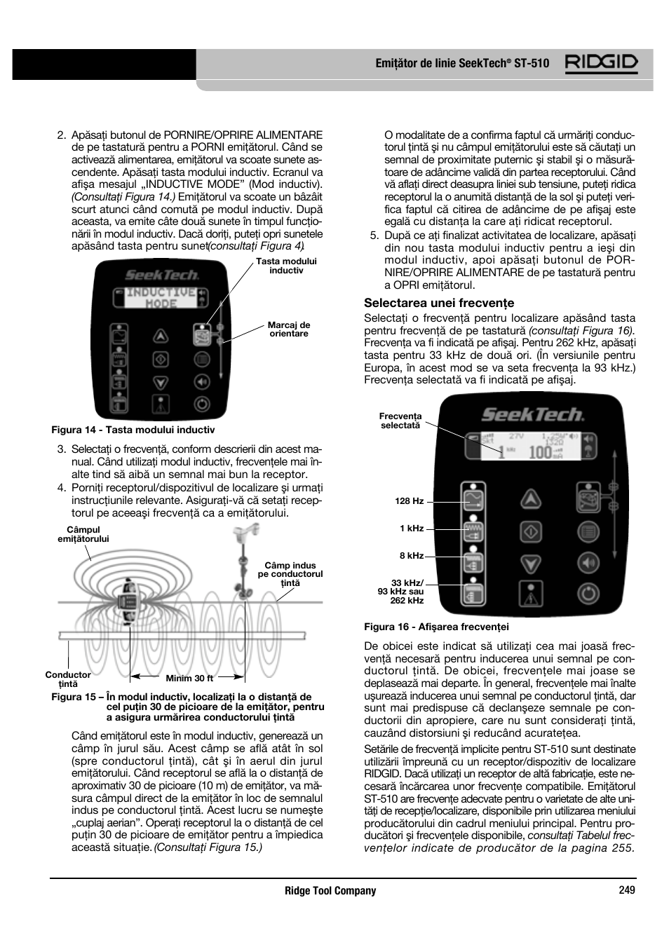 RIDGID SeekTech ST-510 User Manual | Page 251 / 403