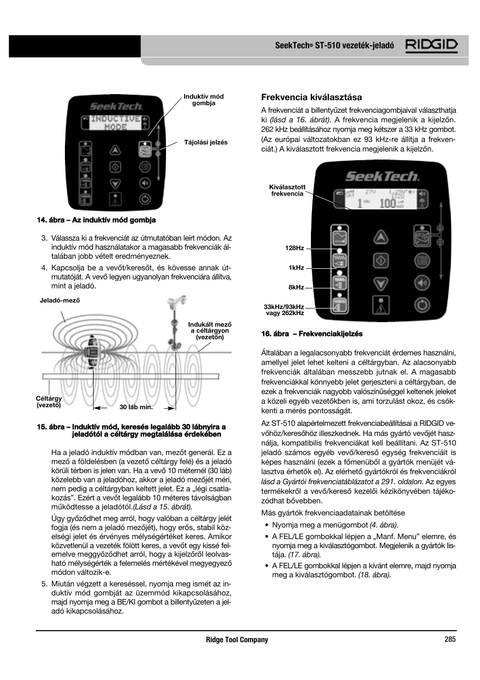 RIDGID SeekTech ST-510 User Manual | Page 287 / 403