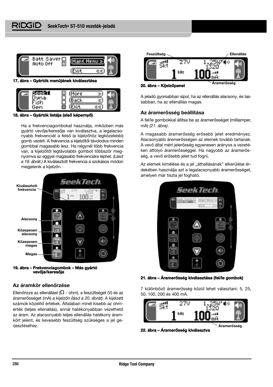 RIDGID SeekTech ST-510 User Manual | Page 288 / 403