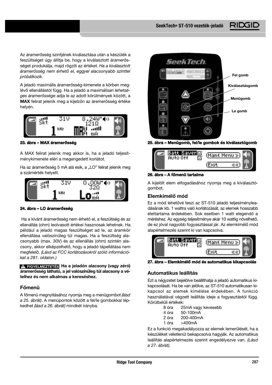 RIDGID SeekTech ST-510 User Manual | Page 289 / 403