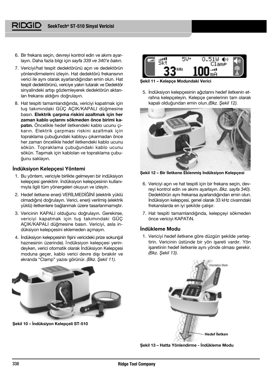 RIDGID SeekTech ST-510 User Manual | Page 340 / 403