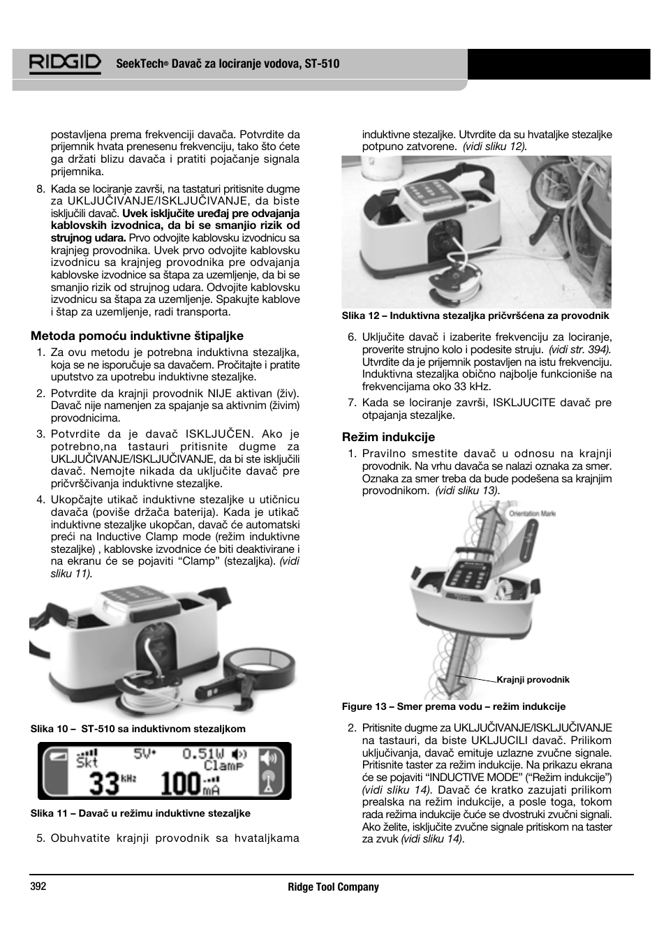 RIDGID SeekTech ST-510 User Manual | Page 394 / 403